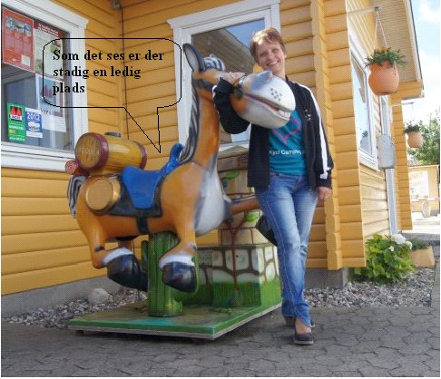 Heidi, hesten og den ledige plads :o)